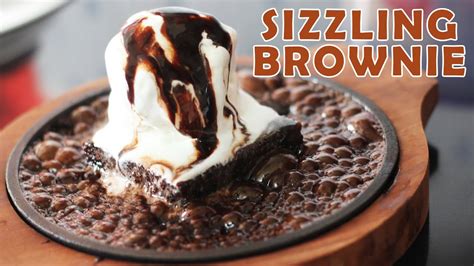 Sizzling Chocolate Brownie with Icecream | Easy & Best Dessert Recipe ...