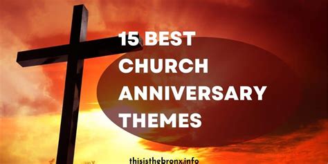 15 Best Church Anniversary Themes | Bronx Info