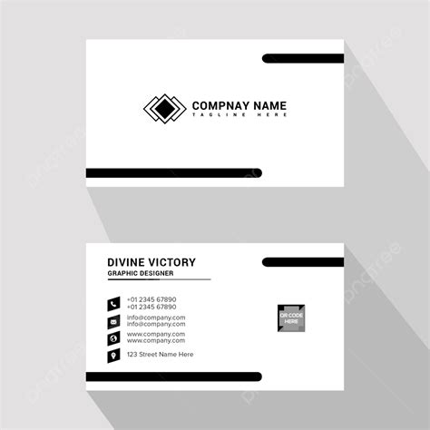 Simple Business Card Design Template Template Download on Pngtree