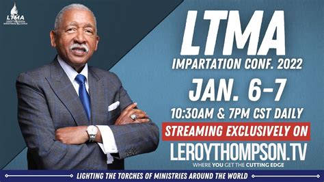 Leroy Thompson TV - Apostle Leroy Thompson Sr. | Edge lighting, Leroy, Thompson