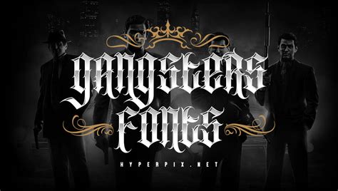 60+ Best Gangster Fonts (FREE / Premium) 2024 | Hyperpix