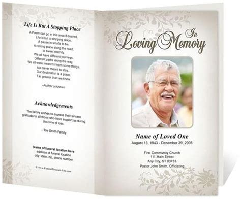 21+ Free Funeral Program Templates - Word Excel Formats