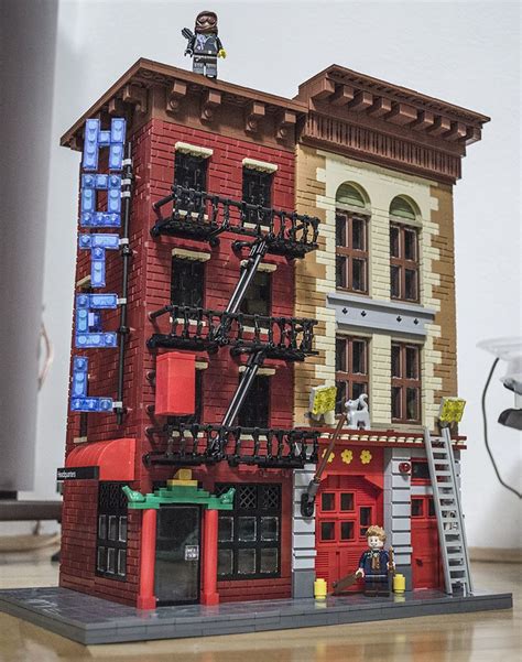 New York - Chinese restaurant and a Fire station | Lego house, Lego