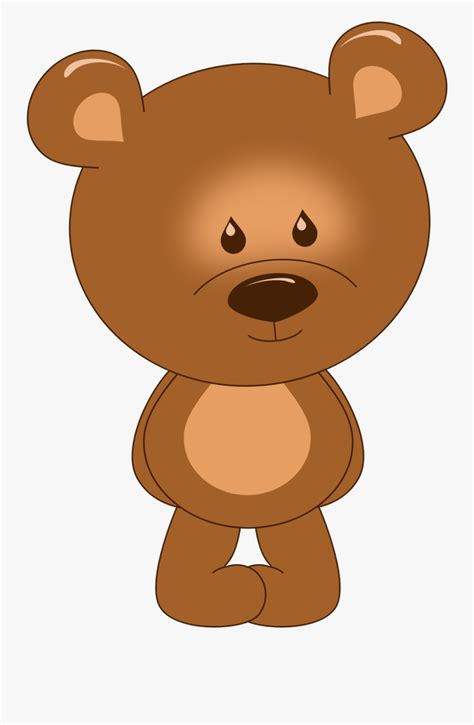 Cute Standing Bear Cartoon , Free Transparent Clipart - ClipartKey
