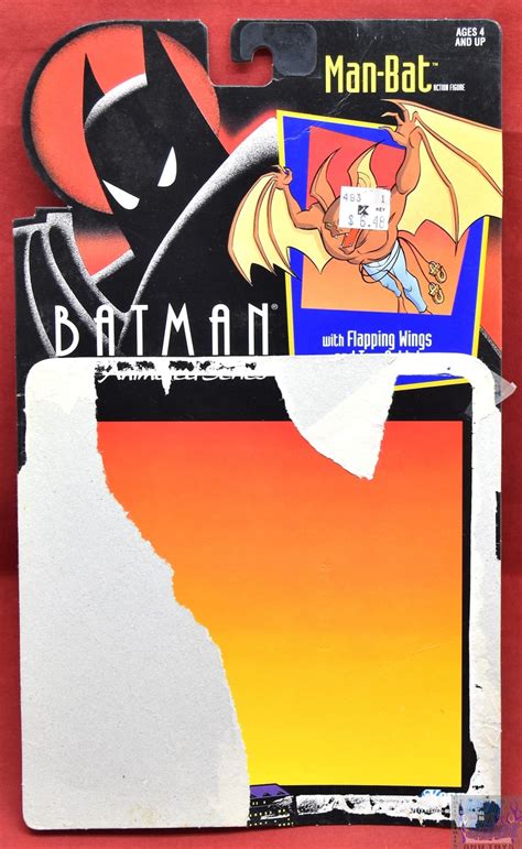Hot Spot Collectibles and Toys - 1992 Batman Animated Series Man-Bat Card Backer