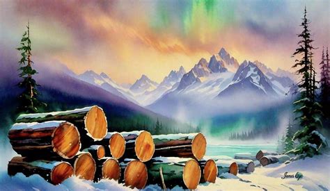 Log Pile Landing Digital Art by James Eye - Fine Art America