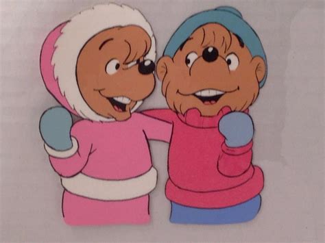 Signed Berenstain Bears Christmas Tree Brother Sister Animation Cel & Drawing | #1842901010