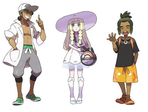 Pokemon sun and moon characters - visionszoom