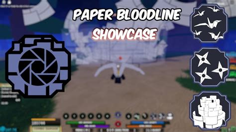Paper Bloodline FULL SHOWCASE I Shindo Life Paper Showcase - YouTube