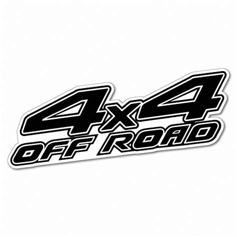 4X4 Off Road Sticker Decal 4x4 4WD Funny Ute #5489K | eBay