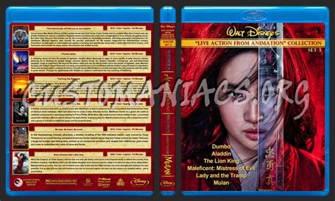 Walt Disney “Live Action from Animation” Collection - Set 3 blu-ray cover - DVD Covers & Labels ...