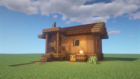 Cozy Wooden Hut Minecraft Map