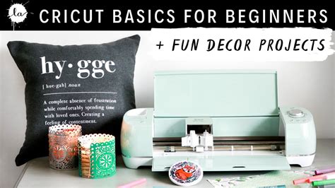 Cricut Explore Air 2 For Beginners + Review + Basics + Fun Home Decor Projects - YouTube