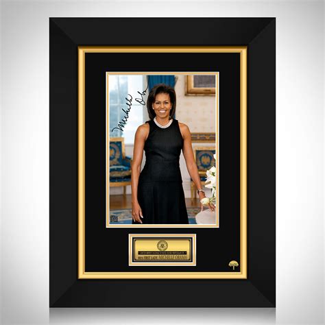 Michelle Obama First Lady Photo Limited Signature Edition Custom Frame | RARE-T