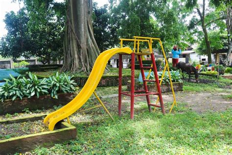 Children Playground in the Park Stock Photo - Image of children, daycare: 265306792