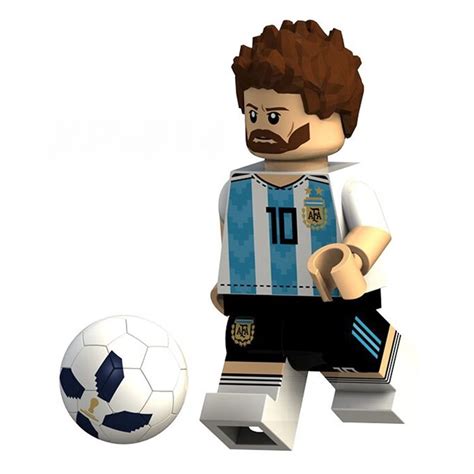 Messi Minifigures Lego Compatible Football Minifigure