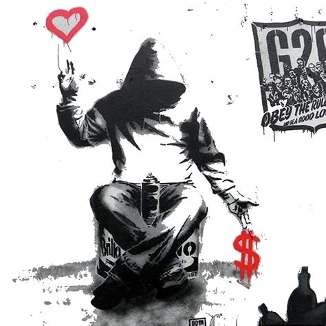 Banksy Cool Graffiti Art Mural Poster funny Painting by Adele Jordan ...