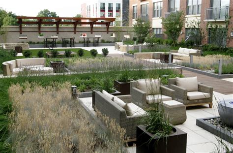 Contemporary Planters Enhance Commercial Properties - Complete Landscaping Service