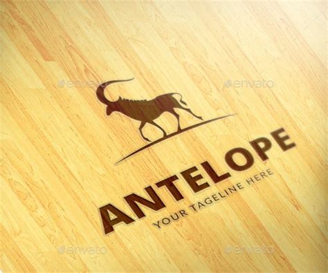 Antelope Logo Template | Logo templates, Templates, Greyscale