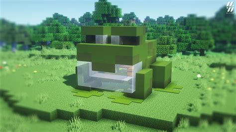 Minecraft 1.19 Frog House | Frog house, Cool minecraft creations, Minecraft pictures