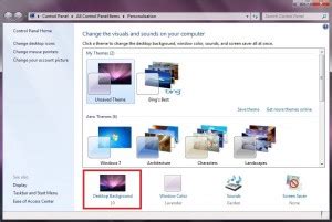 How To View Desktop Slideshow In Windows 7 - I Have A PC | I Have A PC