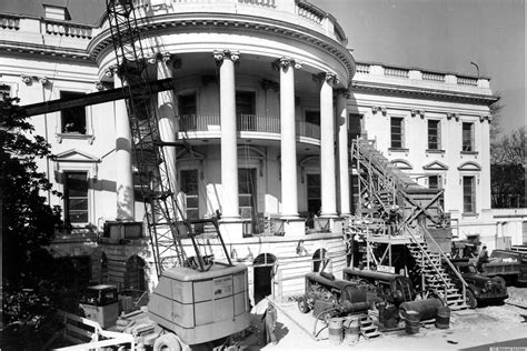 Rare Look Inside President Truman's White House Reconstruction (PHOTOS ...