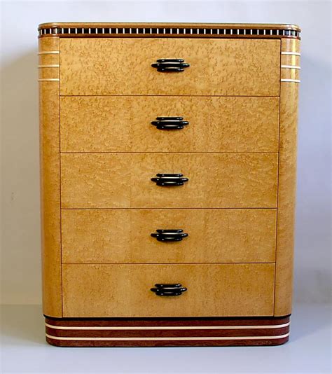 Birdseye Art Deco Dresser