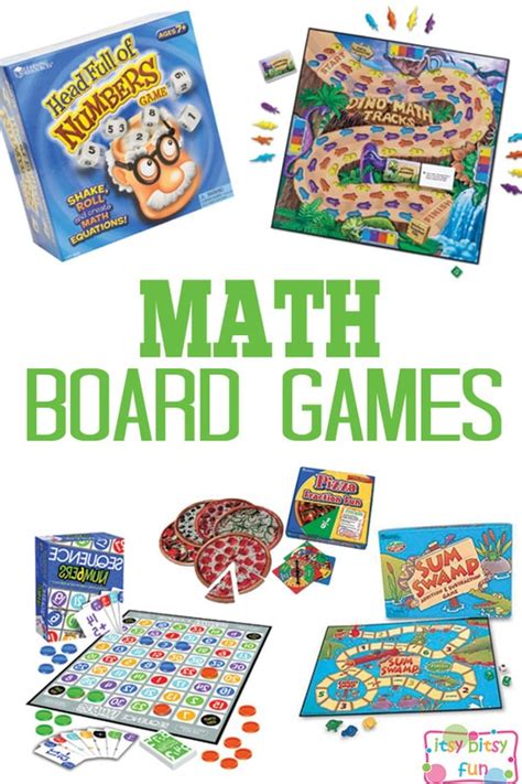 Math Board Games for Kids - Itsy Bitsy Fun