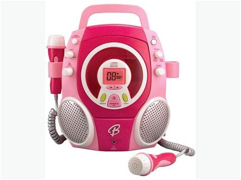 Barbie Stereo CD Player Karaoke Machine with Two Sing Along Microphones Central Ottawa (inside ...