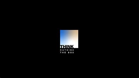 Think Outside The Box, typography, dark, black, deviantart, HD ...