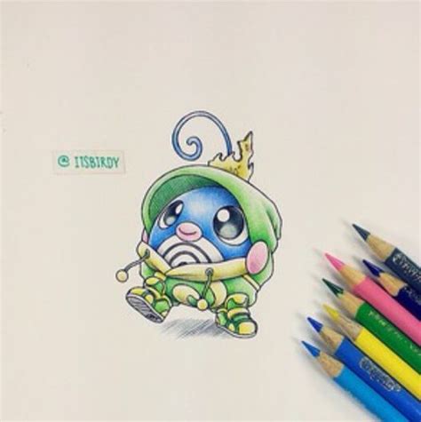 Poliwag drawing | Pokemon, Pokemon drawings, Cute pokemon