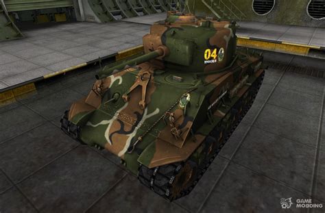 The skin for the M4A3E8 Sherman for World Of Tanks