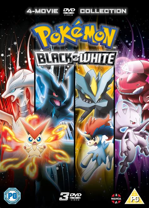 Pokemon: The Movie Collection 14-16 - Black & White | DVD Box Set | Free shipping over £20 | HMV ...