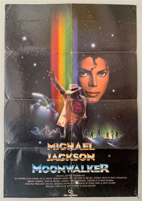 Michael Jackson Moonwalker Movie Poster