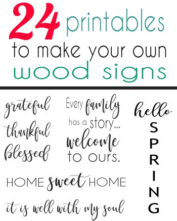 printable sayings to make your own DIY wood signs | Diy wood signs ...