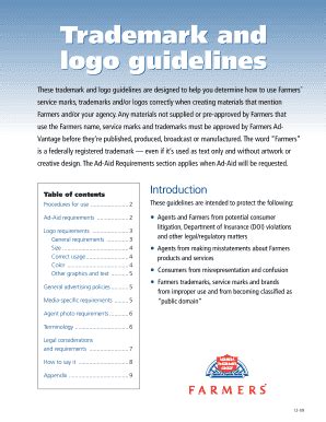 Fillable Online Trademark and logo guidelines Trademark and logo ...