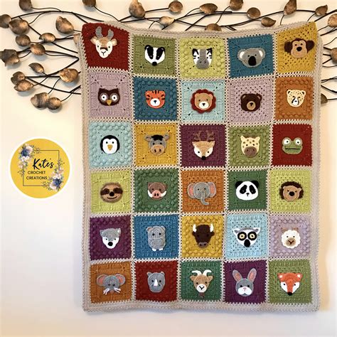 Crochet an Animal Kingdom Blanket Designed By Katy Mitchell - KnitHacker