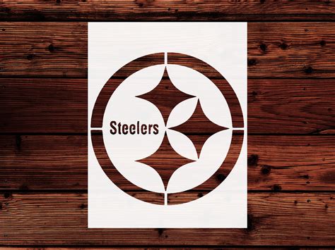 Pittsburgh Steelers Stencil DIY Craft Template for Walls, Furniture, Fabrics & More Reusable ...