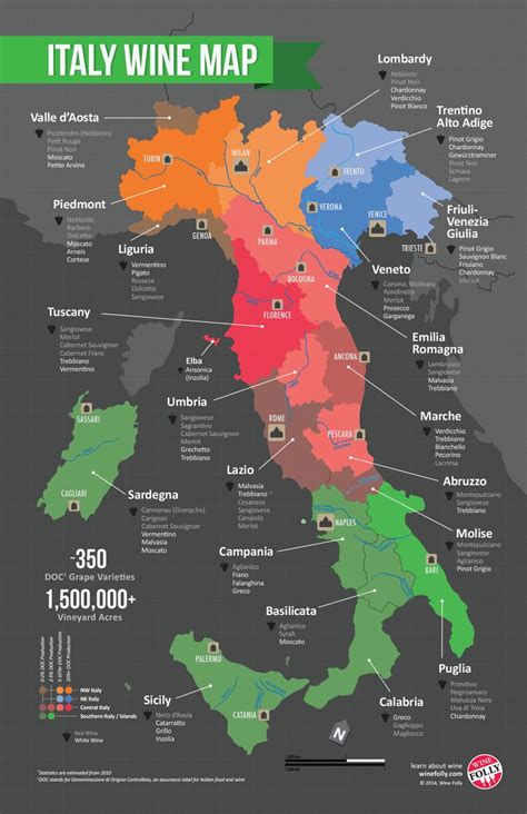 Italy Wine Regions Map | Vino de italia, Vinos y quesos, Vino