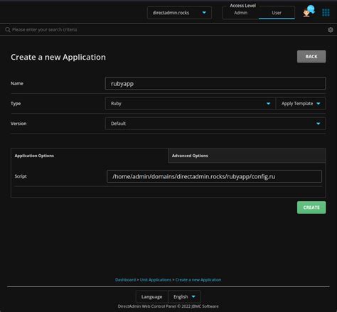 Nginx Unit | Directadmin Docs