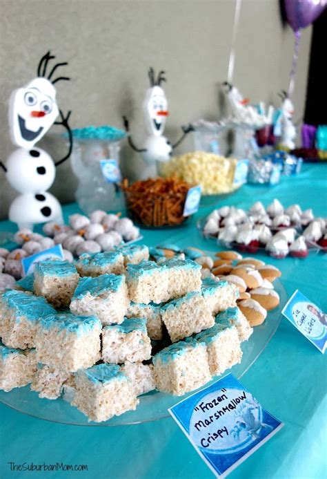 Frozen Birthday Party Decorations, Food, Games, Printables