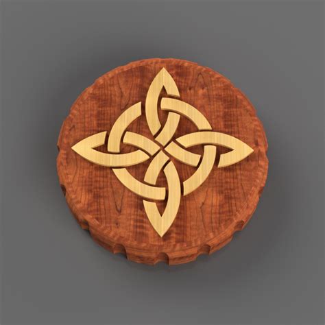 Celtic Knot Stash Jar Lid by KCWarthog3D | Download free STL model | Printables.com