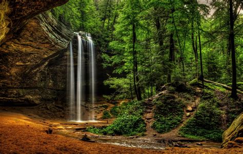 Hocking Hills State Park 4k Wallpaper