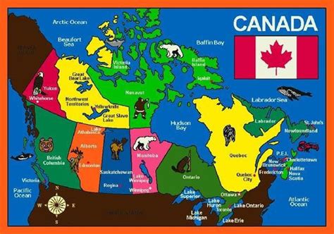 Map Of Canada Bodies Of Water - Share Map