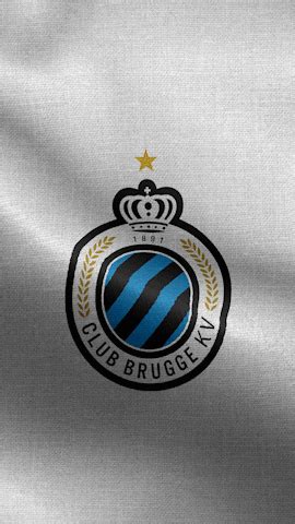 Club Brugge KV Belgium Logo Flag Loop Background 4K