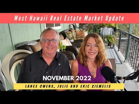 West Hawaii Real Estate Update Nov 2022- Plus Issues! - YouTube