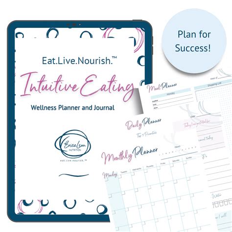 Intuitive Eating Wellness Planner and Journal - Erica Leon Nutrition