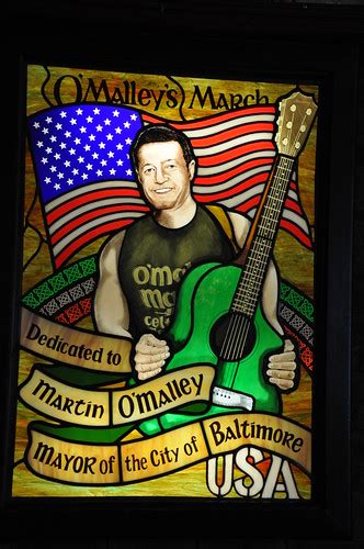 an inexplicable Martin O'Malley stained glass piece at O'S… | Flickr