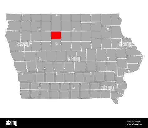 Map of Humboldt in Iowa Stock Photo - Alamy