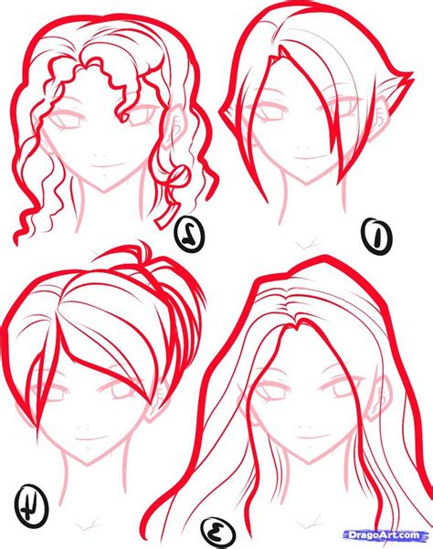 Anime Hairstyles Female Step By Step | anime4u